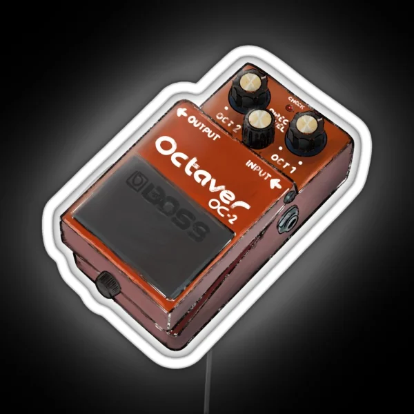 Octave Boss Pedals RGB Neon Sign