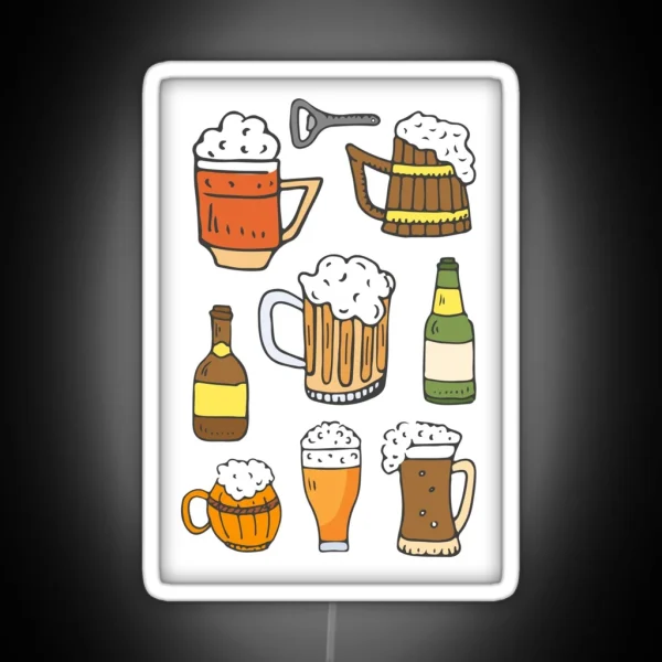Octoberfest And Beer Festival RGB Neon Sign