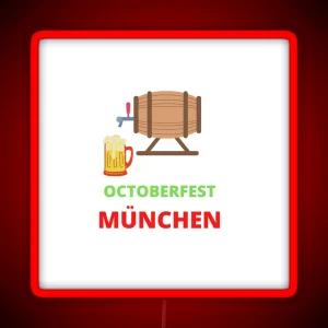 OCTOBERFEST MUNHEN RGB Neon Sign