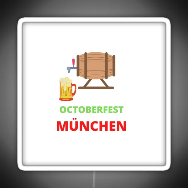 OCTOBERFEST MUNHEN RGB Neon Sign