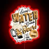Add vibrant Oktoberfest atmosphere with this colorful LED light sign.