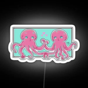 Octopus Lovers RGB Neon Sign