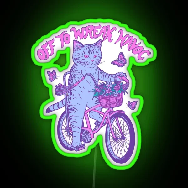 Off To Wreak Havoc RGB Neon Sign