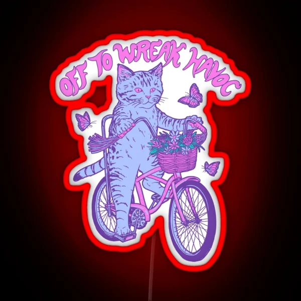 Off To Wreak Havoc RGB Neon Sign