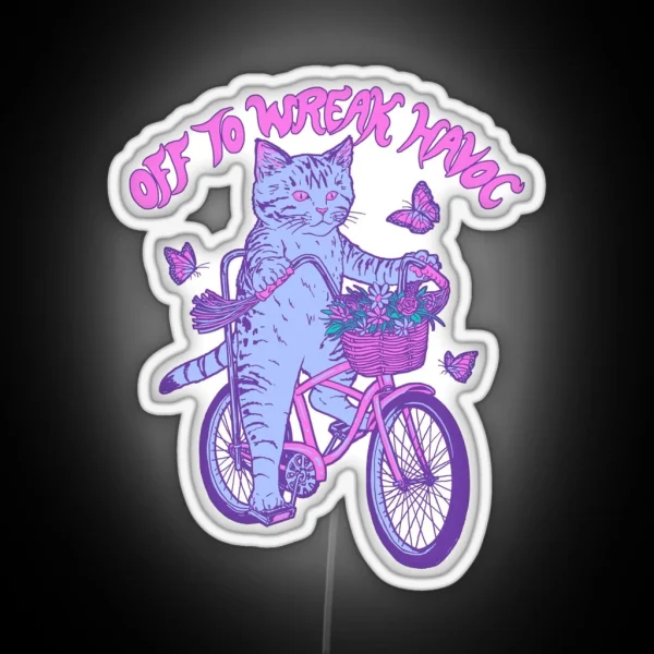 Off To Wreak Havoc RGB Neon Sign
