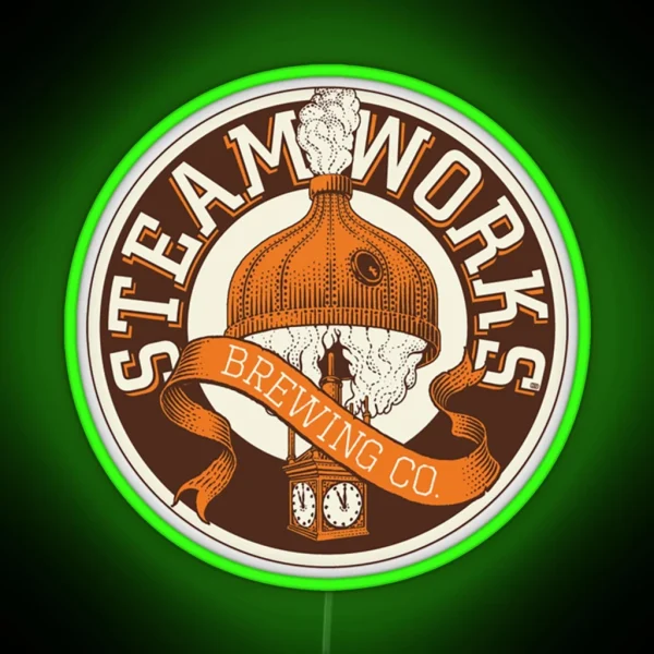 Offcial Brewing Steamworks RGB Neon Sign