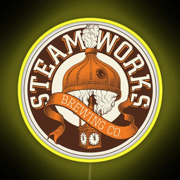 Offcial Brewing Steamworks RGB Neon Sign