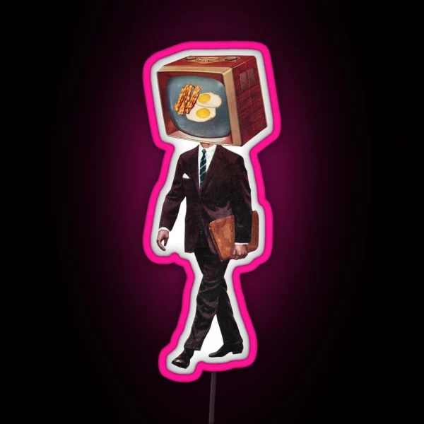 Office Worker RGB Neon Sign