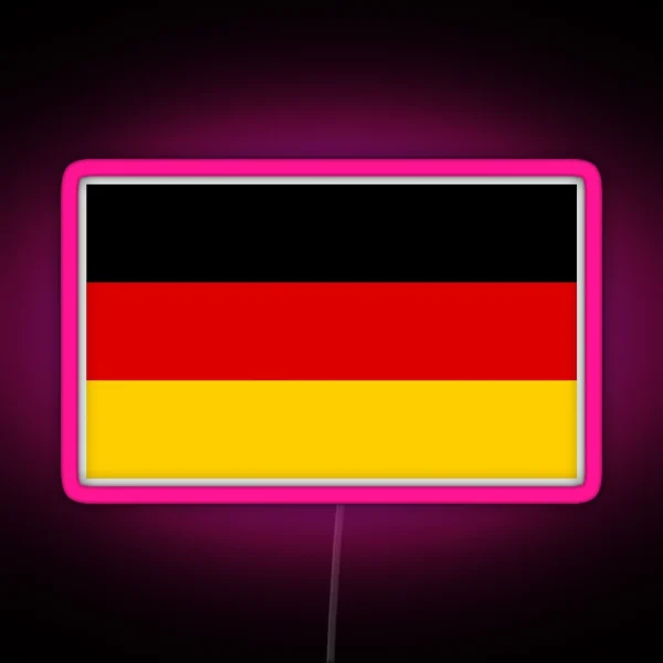 Official Flag Of Germany RGB Neon Sign