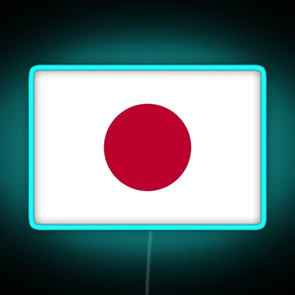 Official Flag Of Japan RGB Neon Sign