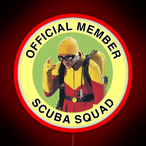Official Member Of The Scuba Squad RGB Neon Sign