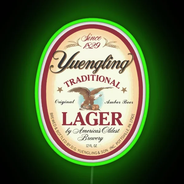 Official Merchandise Yuengling Lager RGB Neon Sign
