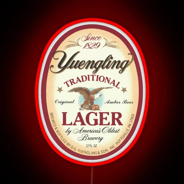 Official Merchandise Yuengling Lager RGB Neon Sign