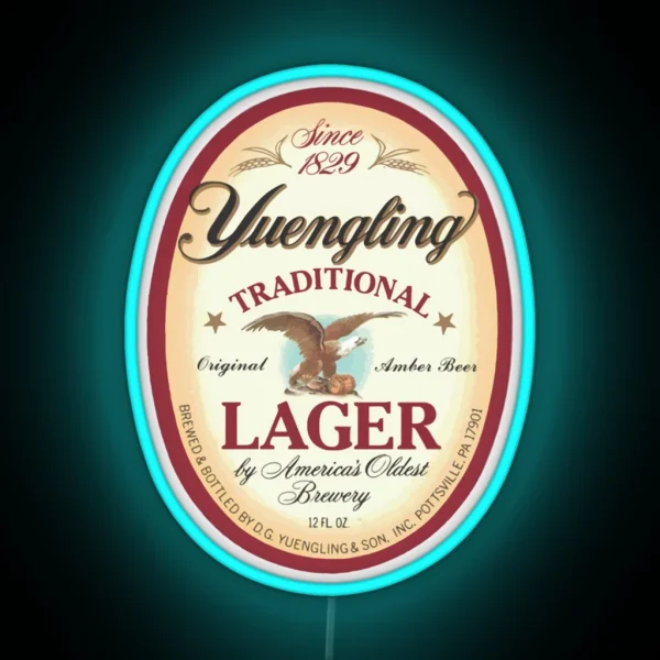 Official Merchandise Yuengling Lager RGB Neon Sign