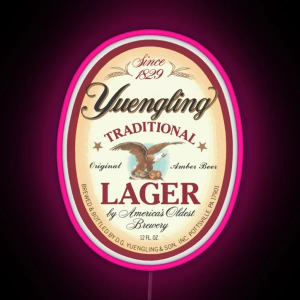 Official Merchandise Yuengling Lager RGB Neon Sign