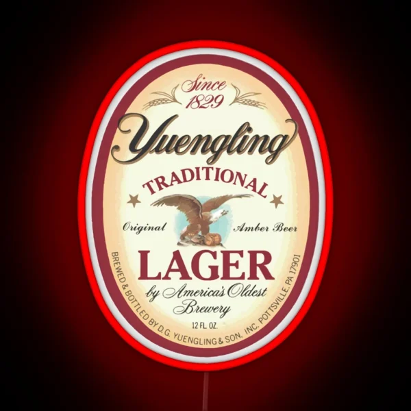Official Merchandise Yuengling Lager RGB Neon Sign