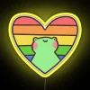 Colorful LED Pride Frog Neon Sign for Home Decor Bar