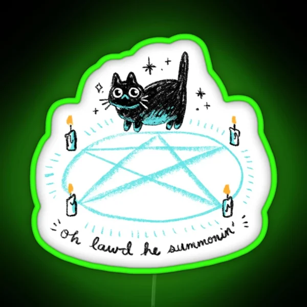 Oh Lawd He Summonin RGB Neon Sign