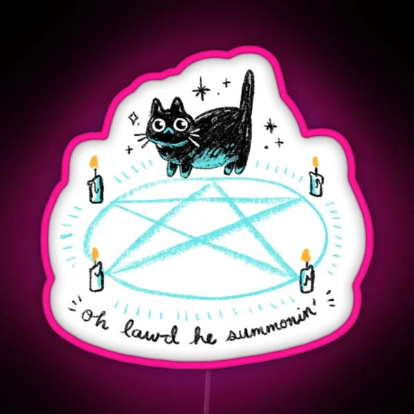 Oh Lawd He Summonin RGB Neon Sign