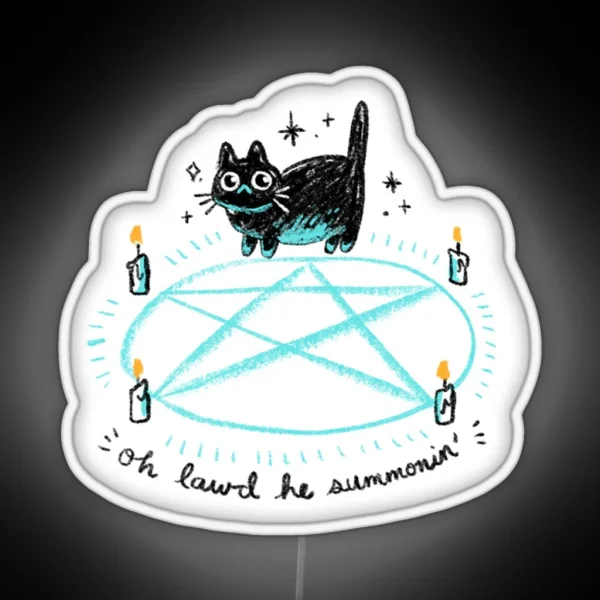 Oh Lawd He Summonin RGB Neon Sign