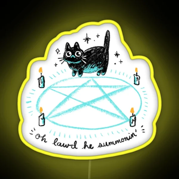 Oh Lawd He Summonin RGB Neon Sign