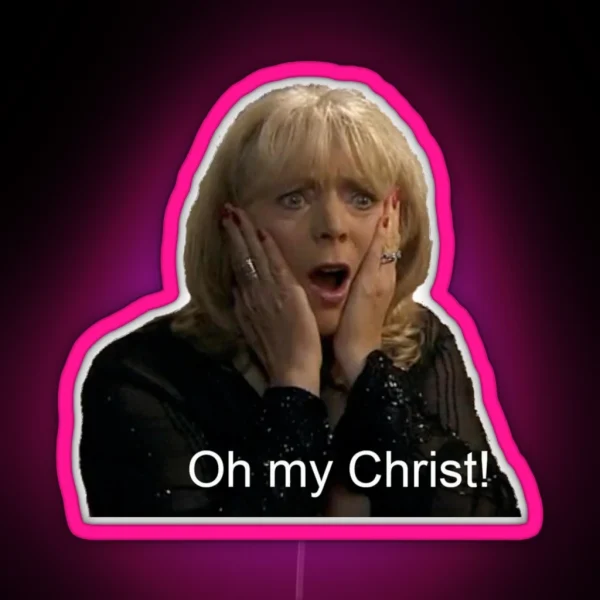 OH MY CHRIST RGB Neon Sign