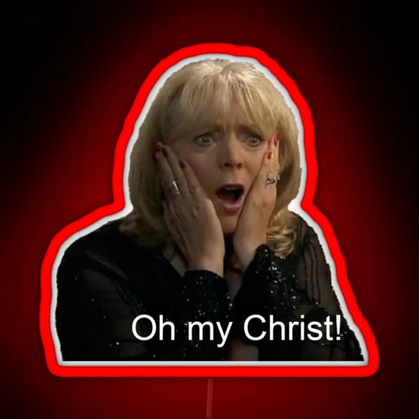 OH MY CHRIST RGB Neon Sign