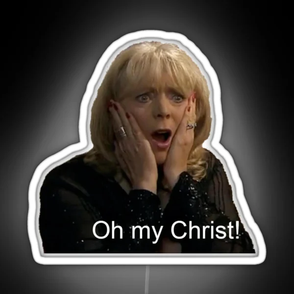 OH MY CHRIST RGB Neon Sign