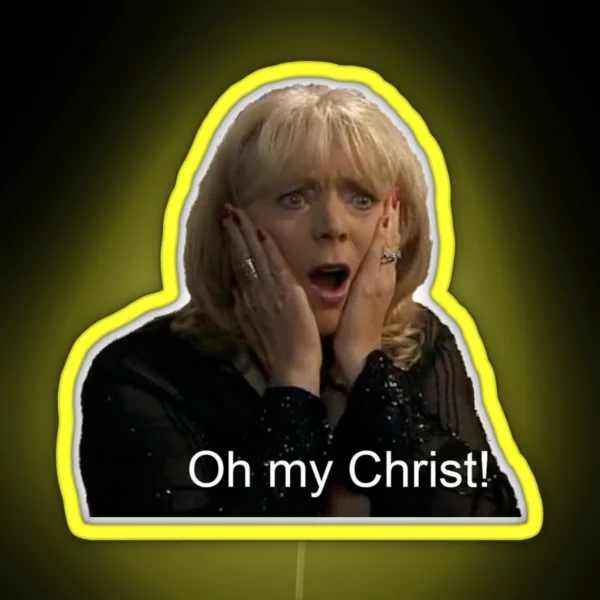 OH MY CHRIST RGB Neon Sign