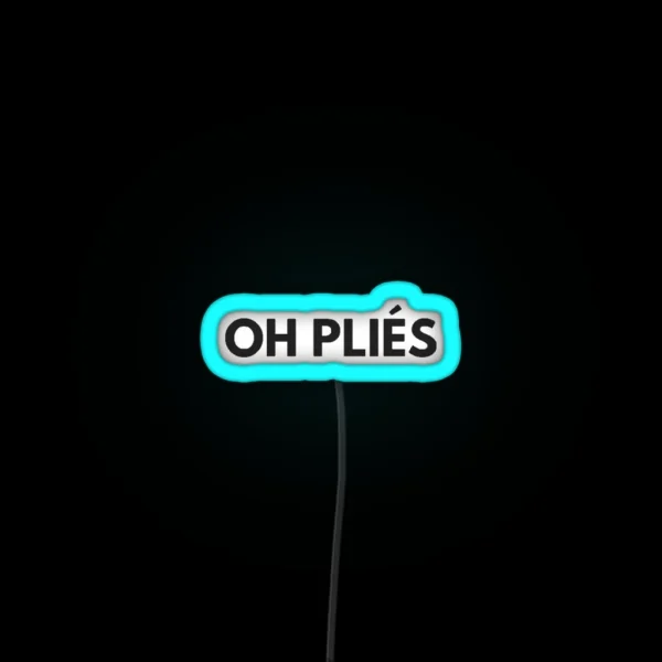 OH Plies RGB Neon Sign