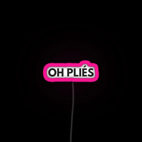 OH Plies RGB Neon Sign
