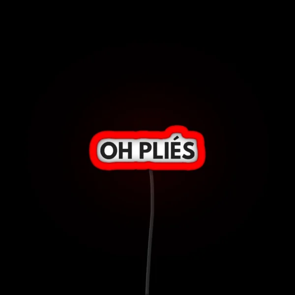 OH Plies RGB Neon Sign