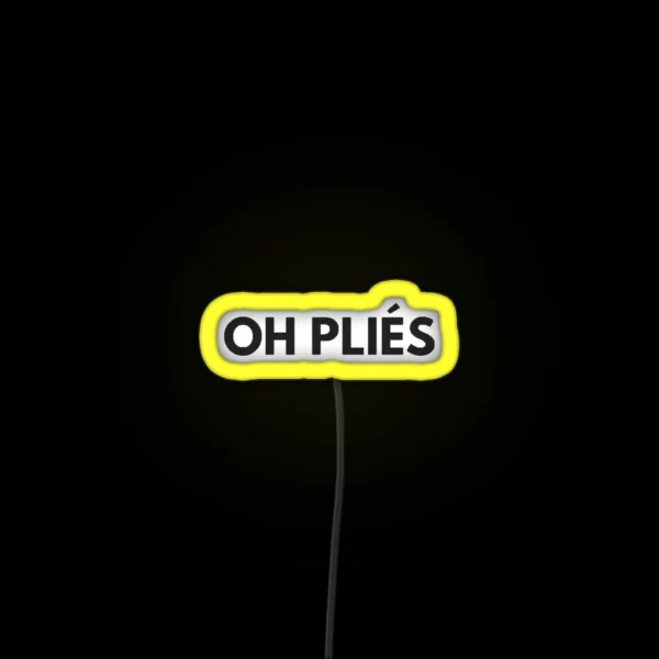 OH Plies RGB Neon Sign