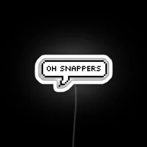 Oh Snappers RGB Neon Sign