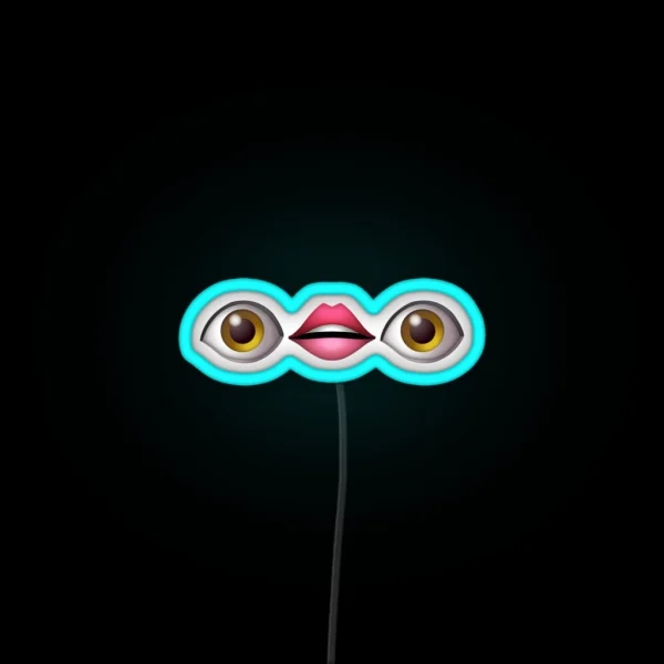 Oh To See Without My Eyes RGB Neon Sign
