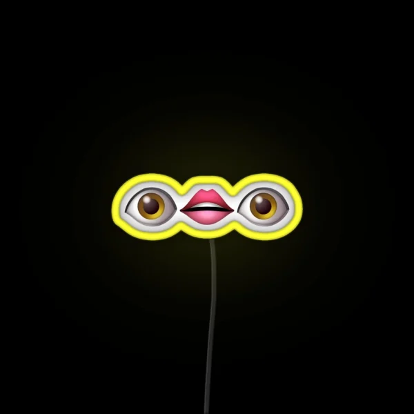 Oh To See Without My Eyes RGB Neon Sign