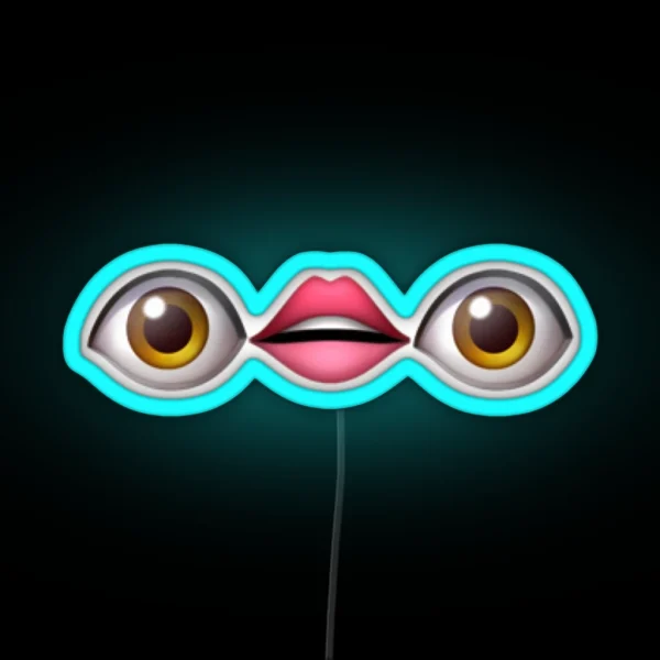 Oh To See Without My Eyes RGB Neon Sign