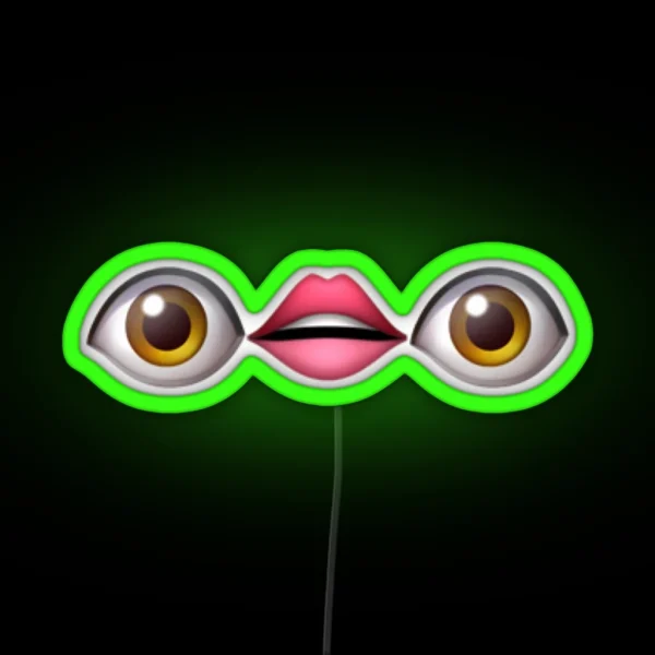 Oh To See Without My Eyes RGB Neon Sign