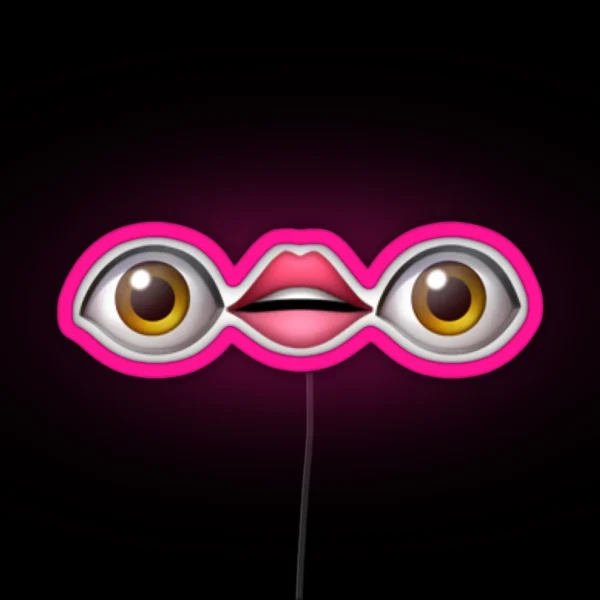Oh To See Without My Eyes RGB Neon Sign