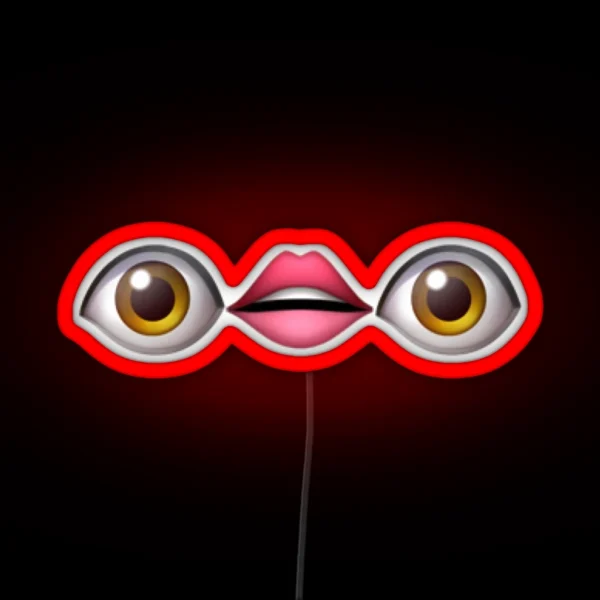 Oh To See Without My Eyes RGB Neon Sign