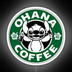 Ohana Coffee RGB Neon Sign