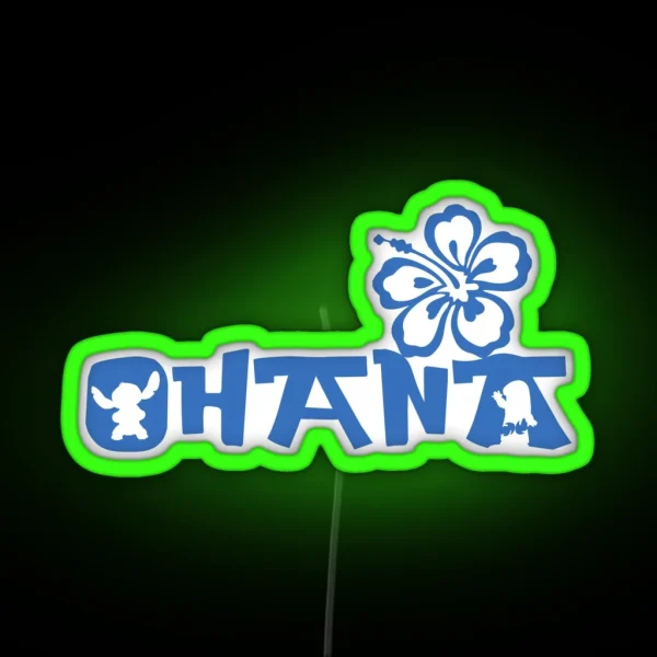 Ohana RGB Neon Sign