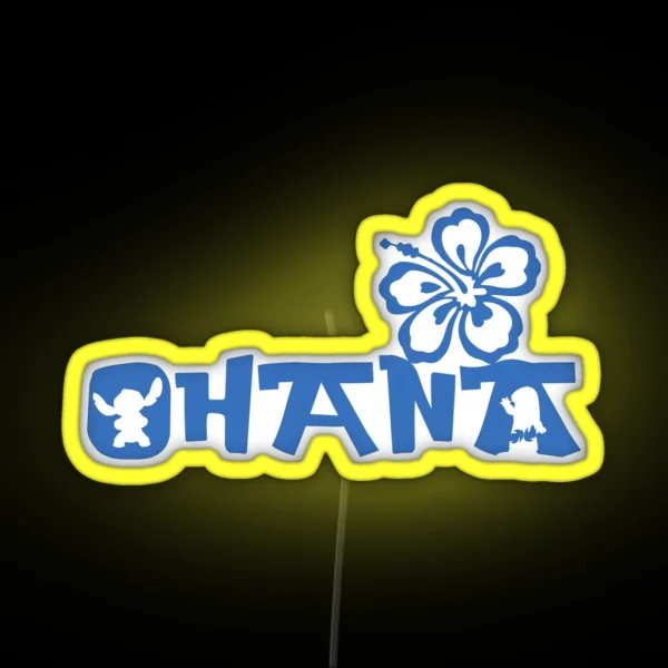 Ohana RGB Neon Sign
