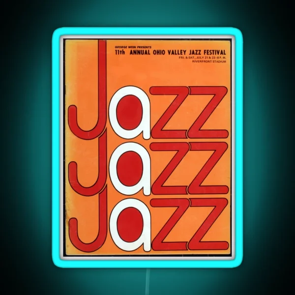 Ohio Valley Jazz Festival RGB Neon Sign