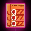 Eye-catching RGB neon sign featuring iconic jazz festival logo artwork