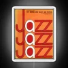 Vibrant colorful Ohio Valley Jazz Festival RGB LED signage display