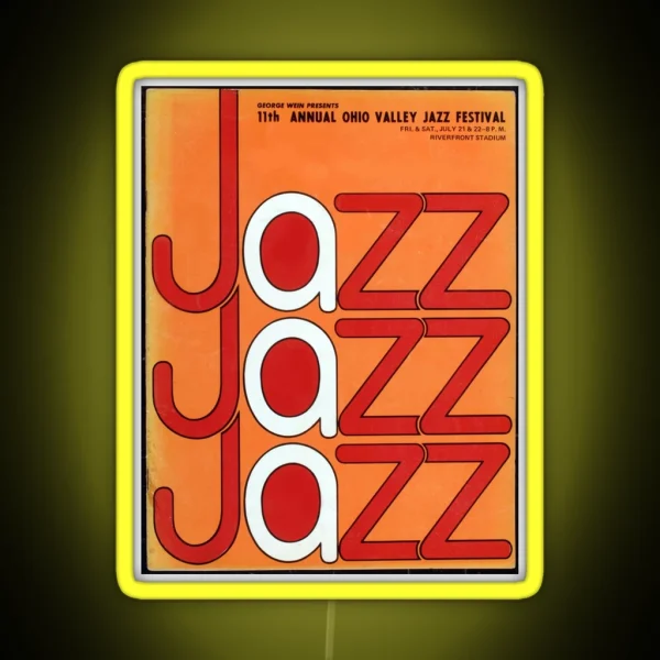 Ohio Valley Jazz Festival RGB Neon Sign