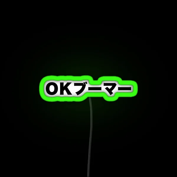OK Boomer Japanese RGB Neon Sign