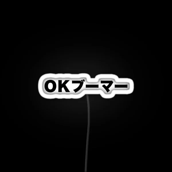 OK Boomer Japanese RGB Neon Sign