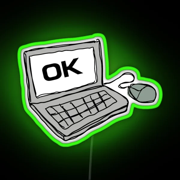 OK COMPUTER RGB Neon Sign